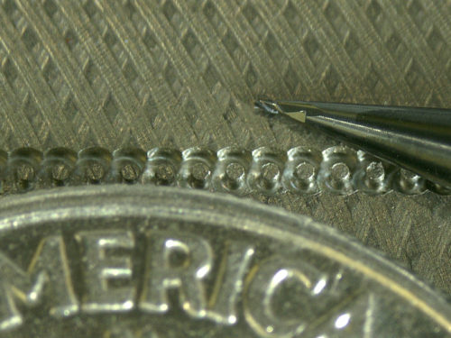 Micro Mill Endmill and Dime
